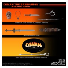 Conan The Barbarian (1982) War Paint Edition Mezco One:12 Collective Figure