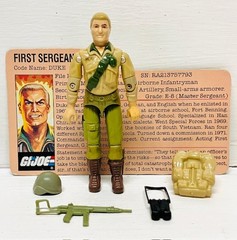 GI Joe 1983 Duke V1 Complete Tight File Card Vintage Hasbro Action Figure ARAH