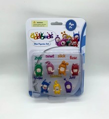 Oddbods Action Figure Toy Fuse, Jeff, Zee & + Mini Figurine Set ( Ages 3+)