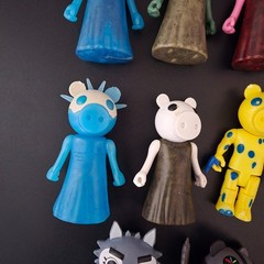 Roblox Piggy Lot Phatmojo Action Figure Mixed Series Dinopiggy Robby Willow