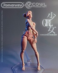 Romankey X COWL 1/12 Joint Female Super Flexible Body +Head For 6″ Figure Doll