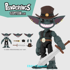 Lone Coconut Plunderlings Goblin Captain Ash 1/12 Action Figure In Stock