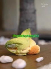 YOYO YEUNG Studio Kenneth Matcha Edition Green Resin Sofubi Figure H5.5CM(2.2in)