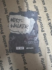 POP MART x Hirono Mist-Walker Series Plush Pendant Figure The Wingless Follower