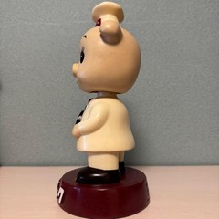 Limited Edition [Acecook Pig] Wobble Head Figure, Azuki Bean Colored Base, Toys