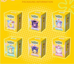 Pokémon Happy Party Photo Frame Pikachu Collectible Statue Figure Model Box