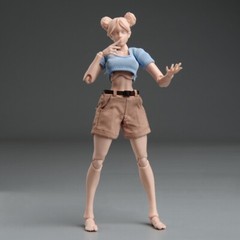 Romankey X COWL 1/12 Female Soldier Figure 6inch Pale Skin Joint Body Model Toys
