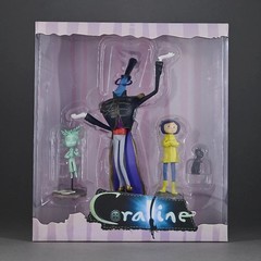 4PCS Coraline Figures – Movable Anime Dolls from Coraline & the Secret Door Gift
