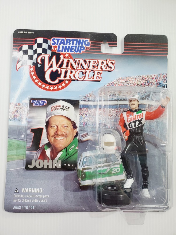 John Force – 1997 Starting Lineup Winner’s Circle Action Figure w/ Helmet & card