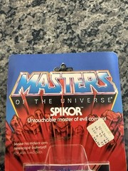 MOTU, Spikor figure, Masters of the Universe, MOC, carded, He-Man, sealed, MOSC