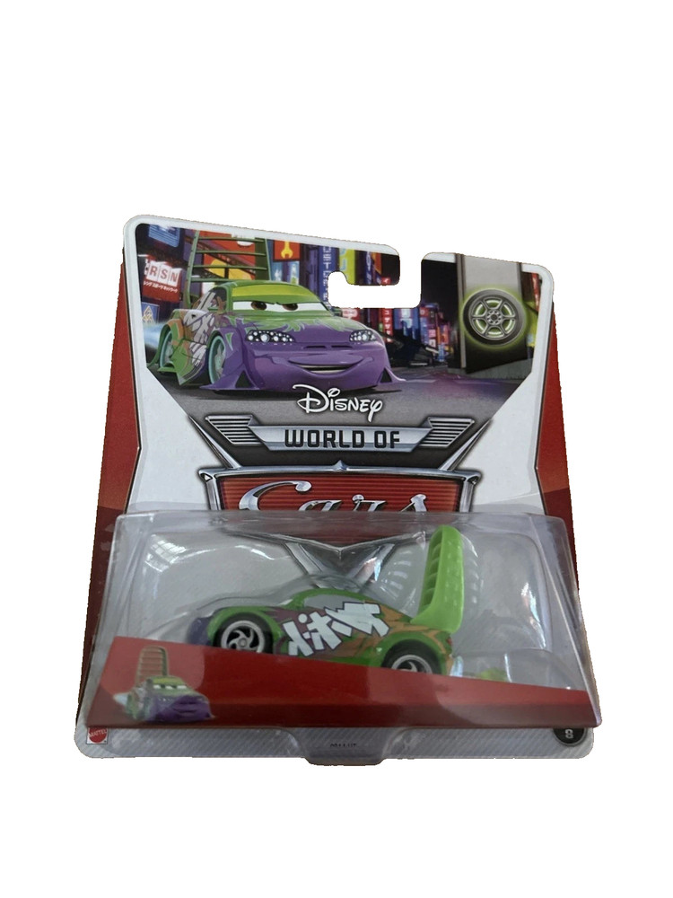 United Kingdom WINGO FLAMES DISNEY CARS 1:55 W/FUEL YOUR FUN STICKER FREE SHIP!