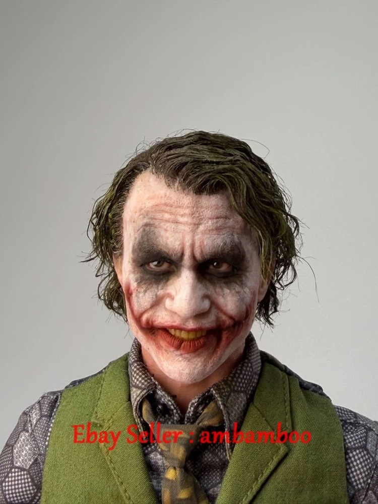 JND Studios 1/6 Joker Smiling Head Carving-Hair Transplant Silicone（Only Head）