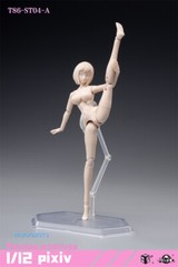 86TOYS 1/12 T86-ST Flexible 6 inch Female Joint Action Figure Head Body Dolls