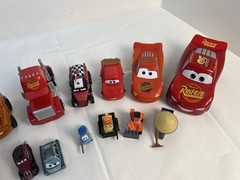 DISNEY PIXAR CARS MIXED SIZES & COLORS & DESIGNS QTY 15
