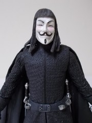 Neca DC Comics 2006 V for Vendetta 7″ action figure w/ 4 daggers, loose