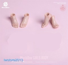 US Worldbox 1:6 AT202 Pale Skin Plump Hip 12 inch Female Action Figure Body Toys