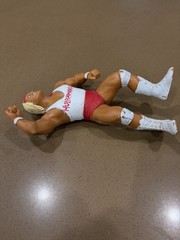Vintage 1988 Hulk Hogan LJN Titan Sports White Shirt Wrestling Superstars