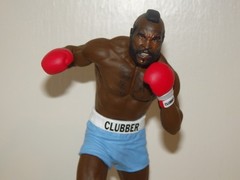 3 MCFARLANE MOVIE MANIACS STATUE COLLECTIBLE ROCKY III CLUBBER LANG PLATINUM