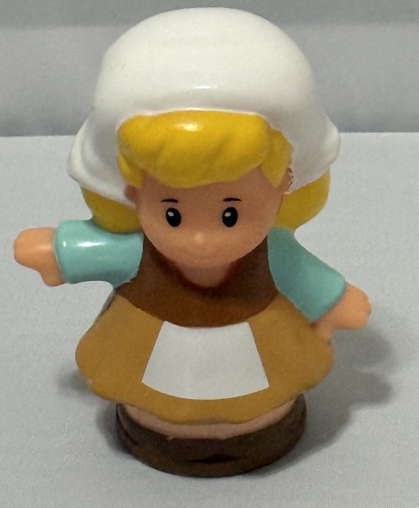 Fisher Price Little People Disney Cinderella Maid Rags Peasant Talker HTF