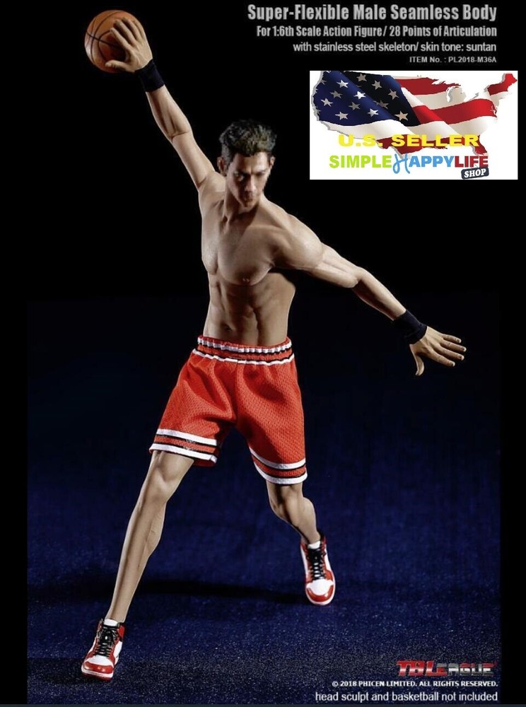 TBLeague Phicen M36A 1/6 scale Male Seamless suntan Body for sport ❶US IN STOCK❶