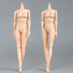 US SOTCK 1:6 Female Pale Skin Large Breast 12inch Flexible Figure Body Model Toy