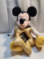Disney Store Mickey Mouse Plush Holding Gold Star Photo Frame Picture Memories