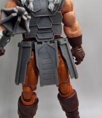 3d Print INVINCIBLE BATTLE BEAST WAIST 1:12 6″ GI Joe Classified/Marvel Legends