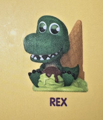 TOY STORY COSBI COLLECTION REX + COLLECTOR CARD **NEW**
