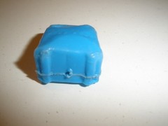 Vintage 1960s Plastic Tiny TV with Clown 1.75″x1.75″ (18)