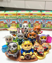 MINISO Zootopia Sit Nicely Series Blind Box Confirmed Figure Judy Nick Authentic