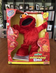 Vintage 2002 Sesame Street Hokey Pokey Elmo with Original Box Works