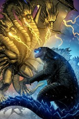 BANDAI SPIRITS GODZILLA AND GHIDORAH 3 HEADED DRAGON NIB 2 FIGURE LOT SALE
