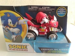 Sonic Sega All-Stars Racing Knuckles The Echidna Pull Back Racer Car 5.25in NEW