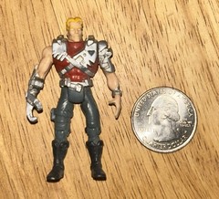 Vintage Toy Biz Battle Builders Razor Mini Figure Toy 1996 Hurricane