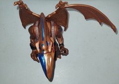 Vintage Extreme Dinosaurs Bullzeye Warpaint Action Figure Part Wings Mattel 1996