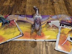 3x DragonHeart Figures. Draco, Razorthorn & Bowen Complete With Cardbacks