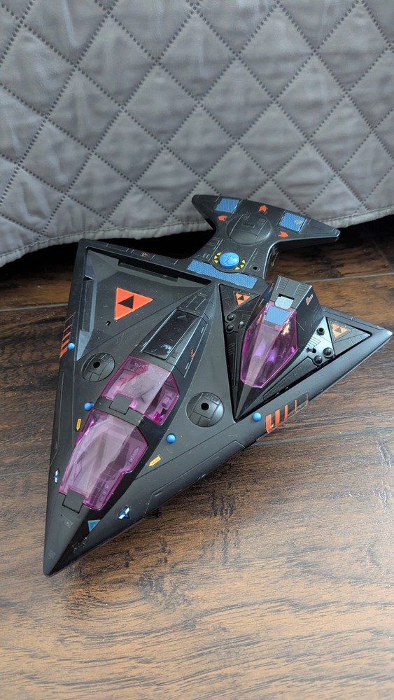 Vintage 1986 Coleco Starcom Shadow Bat Shadowbat Ship Jet Transforming Function