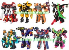Metal Cardbot 7-11″ Transform Figure Boys Kids Toy Car Truck Plane Vehicle Robot