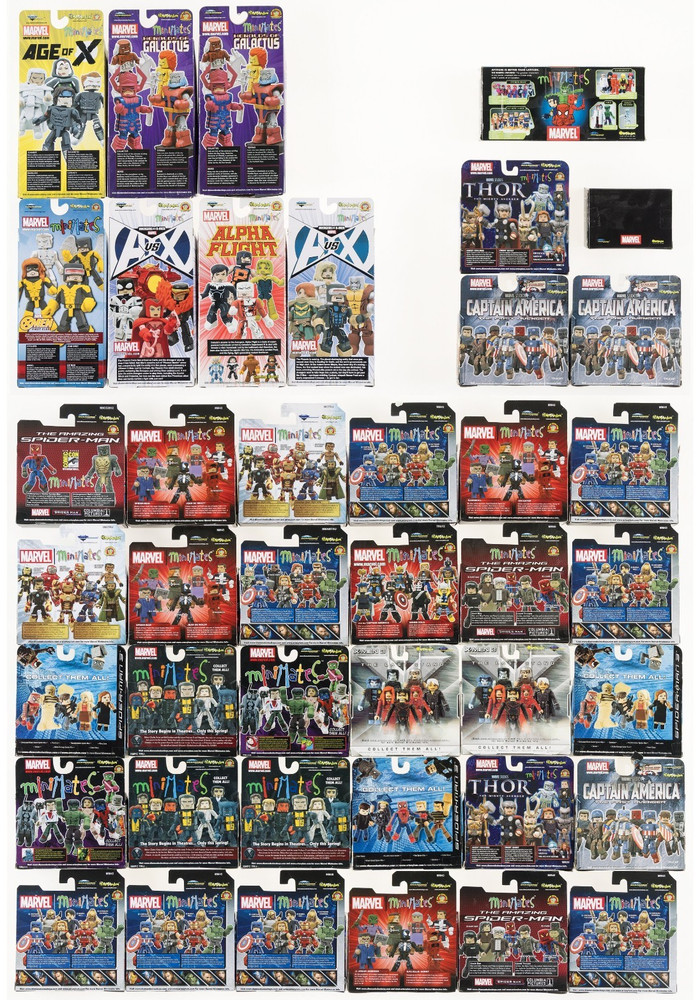 Marvel Minimates Lot of 42 Featuring X-Men, MCU Tie-Ins, & More (Diamond Select)