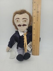 Creation Station Famous Be’an Collectible Plush Edgar Allen Poe 10” Bean Politic