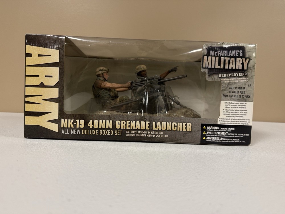 McFARLANE’s MILITARY ARMY MK-19 40MM GRENADE LAUNCHER