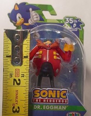 Sonic the Hedgehog 35th Anniversary Dr. Eggman 2.5In Figure New in Pack In US