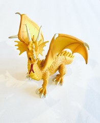 Schleich RARE Yellow Exclusive Dragon