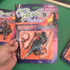 Beast Raider Savage Warrior Action Figure Collection Fantasy Dinosaur Lion Weap…