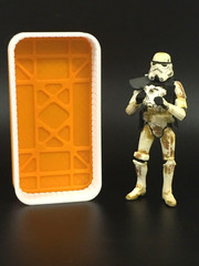 CUSTOM STAR WARS TATOOOINE DOOR AND FRAME for 3.75 inch figure DIORAMA (A08)