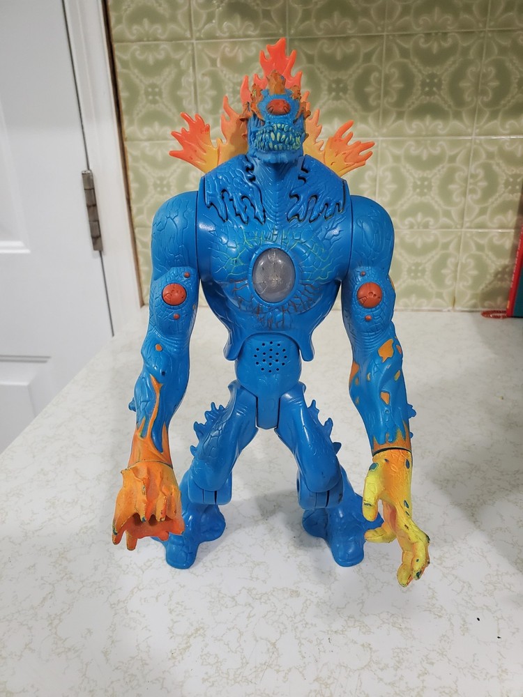 Max Steel Elementor Water And Fire Action Figure Mattel 2006 Working Condition