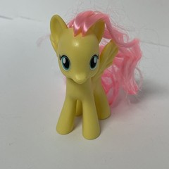 2010 Yellow Fluttershy My Little Pony 3” Figure Toy Hasbro