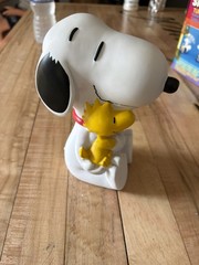 VTG 1985 Snoopy Tumbling Toy New Original Box Rare Collectible Sealed