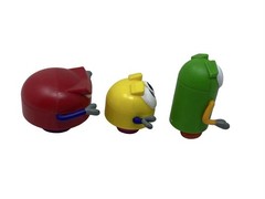 Fisher Price StoryBots Action Figures Netflix Series Set of 3 Green Yellow Red