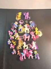 MLP My Little Pony Mixed Lot Bundle Of 24 Hasbro Toy Figures Vtg